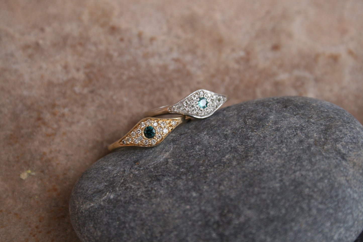 Jacquie Aiche Pave Diamond Evil Eye Ring